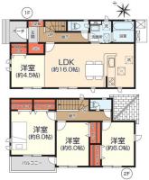 いわき市内郷御厩町　グラファーレ　新築分譲住宅　残り2棟