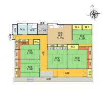 平上高久字日向　純和風 5LDK中古住宅のご案内