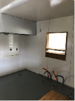 いわき市薄磯 コンテナ型貸飲食店舗　各種クラブの施設や事務所にもどうぞ。