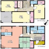 いわき市内郷綴町第3　リーブルガーデンS　新築分譲住宅1棟　"超ドいい家"