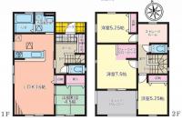 いわき市平泉崎第5　リーブルガーデン　新築住宅2棟　"ちょうどいい家"
