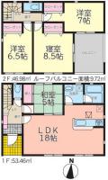 いわき市平下神谷　クレイドルガーデン第10　新築分譲住宅7棟
