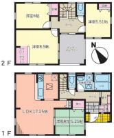 いわき市鹿島町船戸第2　新築分譲住宅リーブルガーデン 17棟　"超ドいい家"　8～15号棟　