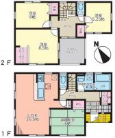 いわき市鹿島町船戸第2　新築分譲住宅リーブルガーデン 17棟　"超ドいい家"　8～15号棟　