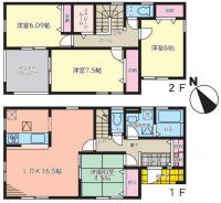 いわき市鹿島町船戸第2　新築分譲住宅リーブルガーデン 17棟　"超ドいい家"　8～15号棟　
